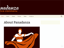 Tablet Screenshot of panadanza.com
